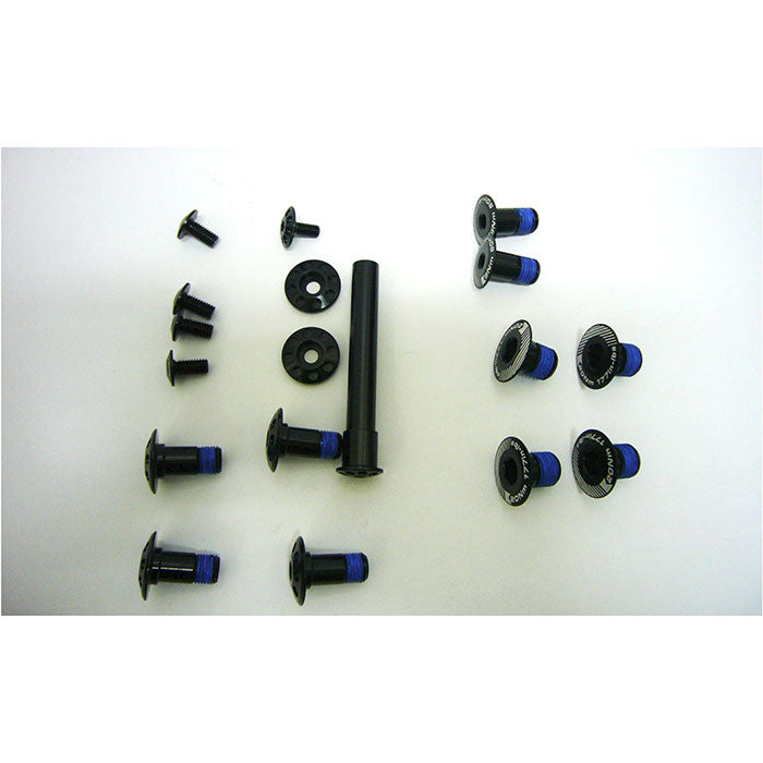 Screw set blck Spark/Scale/Genius/Gen.LT